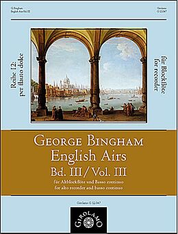 George Bingham Notenblätter English Airs Band 3