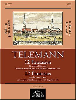 Georg Philipp Telemann Notenblätter 12 Fantasien