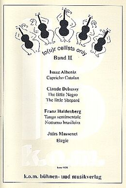  Notenblätter Four Cellists only Band 2