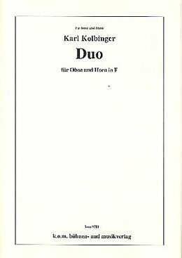 Karl Kolbinger Notenblätter Duo