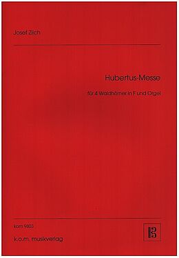 Josef Zilch Notenblätter Hubertus-Messe