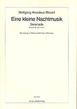 Wolfgang Amadeus Mozart Notenblätter Eine kleine Nachtmusik KV525