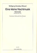 Wolfgang Amadeus Mozart Notenblätter Eine kleine Nachtmusik KV525