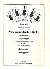 Notenblätter Four Cellists only 4 romantische Stücke