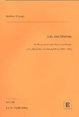 Walther Prokop Notenblätter Lob des Weines