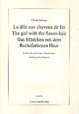 Claude Debussy Notenblätter La fille aux cheveux de lin
