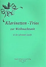  Notenblätter Klarinetten-Trios zur Weihnachtszeit