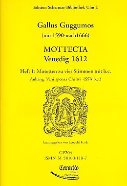 Gallus Guggumos Notenblätter Mottecta Band 1