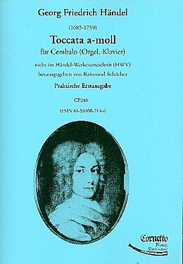 Georg Friedrich Händel Notenblätter Toccata a-Moll für Cembalo