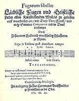 Johann Friderich Görlitz Notenblätter Fugarum libellus für 3 und mehr Stimmen