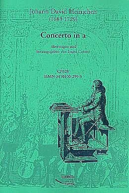Johann David Heinichen Notenblätter Concerto a-moll