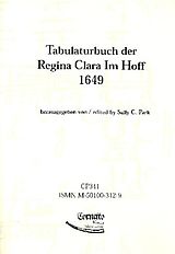  Notenblätter Tabulaturbuch der Regina Clara Im Hoff (1649)