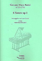 Giovanni Marco Rutini Notenblätter 6 Sonaten op.1 für Cembalo