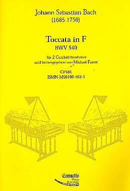 Johann Sebastian Bach Notenblätter Toccata F-Dur BWV540