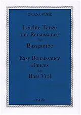  Notenblätter Leichte Tänze der Renaissance