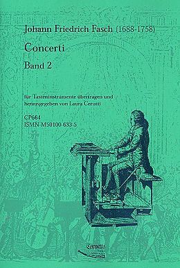 Johann Friedrich Fasch Notenblätter Concerti Band 2 für Tasteninstrument