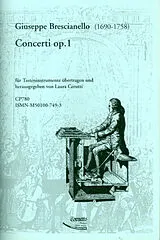 Giuseppe Antonio Brescianello Notenblätter 6 Concerti op.1