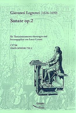 Giovanni Legrenzi Notenblätter Sonate op.2 für Tasteninstrumente
