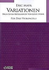 Eric Mayr Notenblätter Variationen nach einem Rätselkanon von Louis Spohr