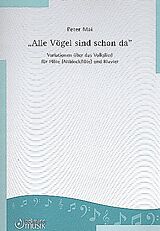 Peter Mai Notenblätter Variationen über das Volkslied Alle Vögel sind schon da