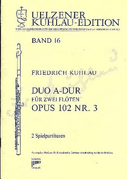 Friedrich Daniel Rudolph Kuhlau Notenblätter Duo A-Dur op.102,3