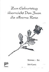 Richard Müller-Dombois Notenblätter Zum Geburtstag überreicht Don Juan die