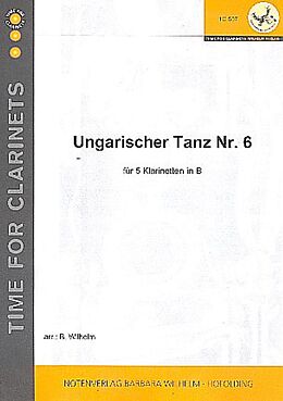 Johannes Brahms Notenblätter Ungarischer Tanz Nr.6