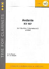 Wolfgang Amadeus Mozart Notenblätter Andante KV467