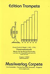 Georg Friedrich Händel Notenblätter Feuerwerksmusik B-Dur