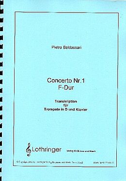 Pietro Baldassari Notenblätter Konzert F-Dur Nr.1