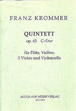 Franz Vinzenz Krommer Notenblätter Quintett C-Dur op.63