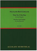 Francois-Réné Gébauer Notenblätter Trio Es-Dur Nr.5
