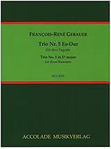 Francois-Réné Gébauer Notenblätter Trio Es-Dur Nr.5