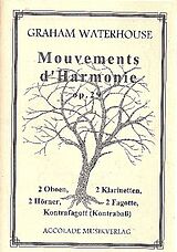 Graham Waterhouse Notenblätter Mouvements dHarmonie für 2 Oboen