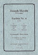 Franz Joseph Haydn Notenblätter Parthia B-Dur Nr.4 ohne Hob