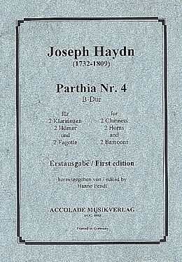 Franz Joseph Haydn Notenblätter Parthia B-Dur Nr.4 ohne Hob