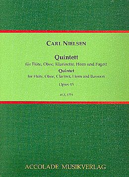 Carl Nielsen Notenblätter Quintett op.43
