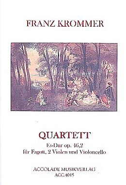 Franz Vinzenz Krommer Notenblätter Quartett Es-Dur op.46,2 für