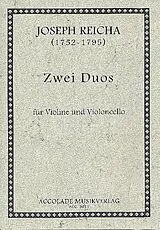 Anton (Antoine) Joseph Reicha Notenblätter 2 Duos für Violine und Violoncello