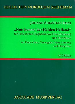 Johann Sebastian Bach Notenblätter Nun komm der Heiden Heiland BWV659