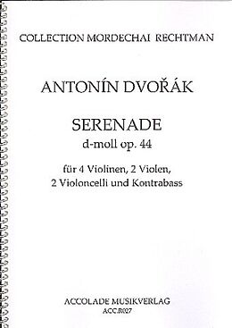 Antonin Leopold Dvorak Notenblätter Serenade d-Moll op.44
