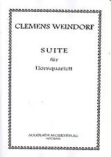 Clemens Weindorf Notenblätter Suite für 4 Hörner