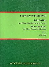 Ludwig van Beethoven Notenblätter Trio Es-Dur nach dem Sextett op.71