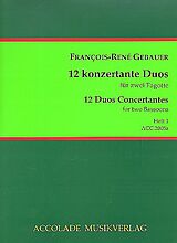 Francois-Réné Gébauer Notenblätter 12 duos concertants op.44 Band 1 (Nr.1-3)