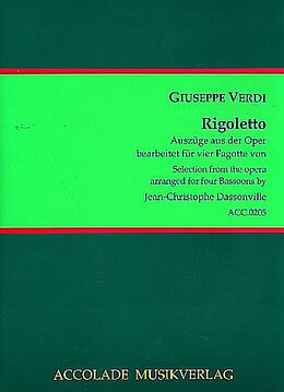 Giuseppe Verdi Notenblätter Rigoletto (Auszüge)