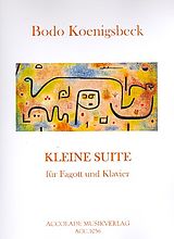Bodo Koenigsbeck Notenblätter Kleine Suite für Fagott und Klavier