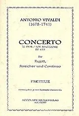 Antonio Vivaldi Notenblätter Konzert G-Dur RV493