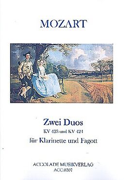Wolfgang Amadeus Mozart Notenblätter 2 Duos KV423 und KV424
