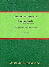 Alexis Emanuel Chabrier Notenblätter Suite pastorale für Flöte, Oboe