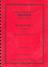 Johann Evangelist Brandl Notenblätter Konzert B-Dur Nr.1